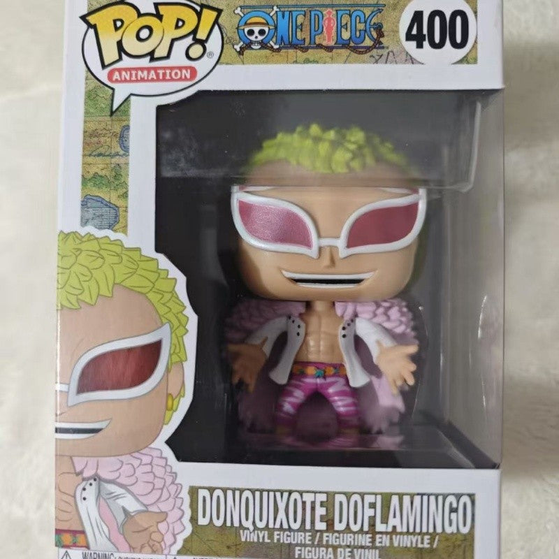 One Piece Donquixote Doflamingo Funko Pop Boneco de Ação Modelo 400 Coringa Escultura de Vinil Edição Limitada Colecionável Comemorativa