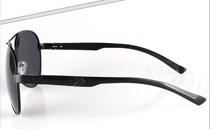 Classic Polarized Pilot Sunglasses For Male Driving Black Sun Glasses Men's Vintage Eyewear Gafas De Sol 8955