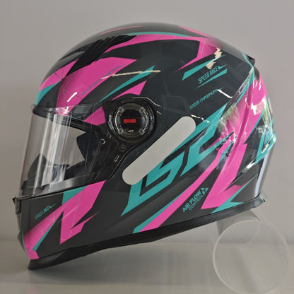 Capacete de Moto Clássico LS2 Fechado Masculino Feminino Capacete de Motocross Casco em ABS Aprovado pela ECE Acessórios para Motos FF358