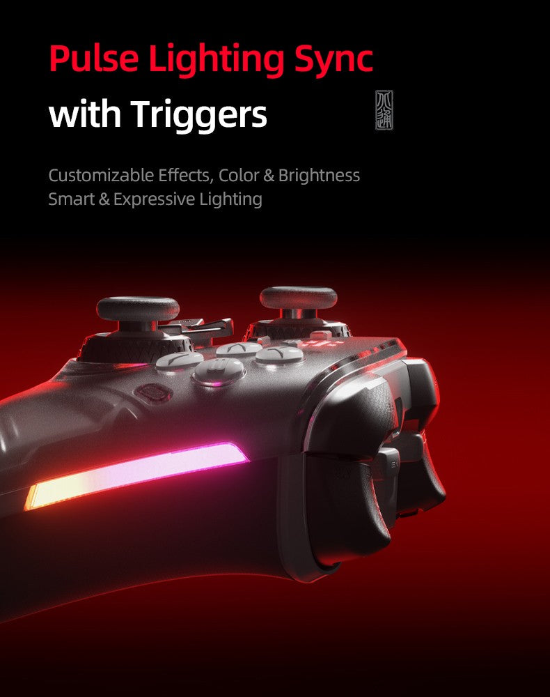 Beitong Kunpeng 70 Elite: AI-Enhanced Wireless Controller with Adaptive Triggers for Switch 2, PC, Mobile & Teams