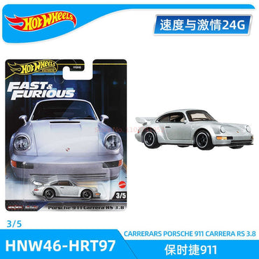New Hot Wheels Fast & Furious Mercedes-Benz Porsche 911 1:64 Diecast Vehicle Model Car Land Rover Defender Toyota Toys Boys Gift