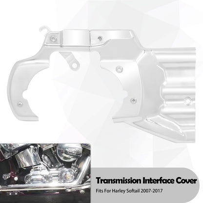 Engine Transmission Interface Cover For Harley Softail Fat Boy Deluxe Classic FLSTF 2007-2017 Standard Slim FXST FLS Motorcycle