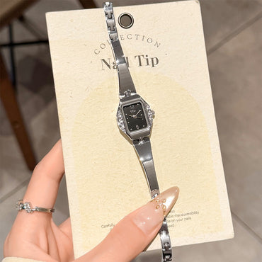 GEDI Square Watch Woman Gold Silver Small Dial Fashion Quartz Women's Wristwatches Ladies Luxury Vintage Bracelet Watch Gifts