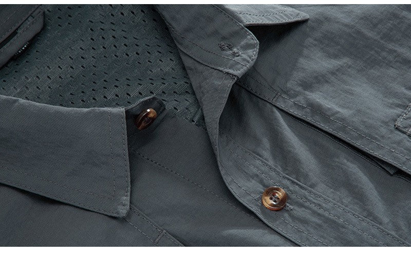 Hot Sale 6Xl Top Quality Tactical Shirts Men Outdoor Combat Multi Pocket Quick Dry Cargo Camping Long Sleeved Shirts