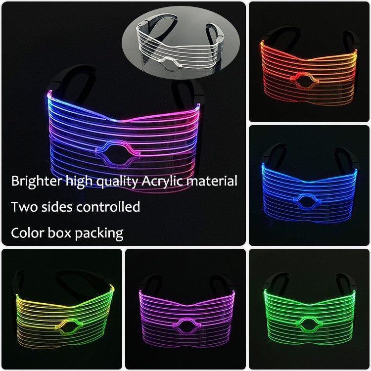 Japanese Anime Conan Same LED Glasses Light Up Glasses Glowing Glasses Bowtie Men Women Halloween Cosplay Costume