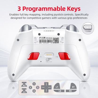 BEITONG KP40 Elite Wireless Controller for PC/Switch/iOS/Android/Steam, Adjustable TMR Joystick, 1000Hz Pro Gamepad