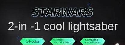 Metal Lightsaber Sword Toys RGB Light Saber 15Color Change Kids Soundfonts Force FX FOC Blaster Toys Jedi Sword Gift