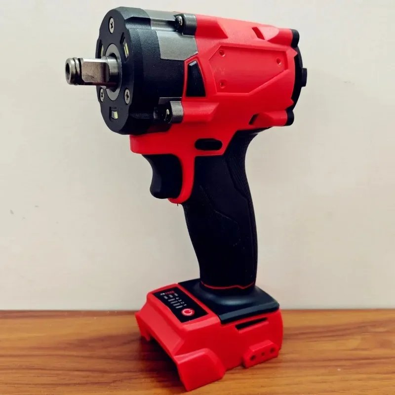 Chave de Impacto Sem Fio 4 Velocidades para Bateria Milwaukee 18V 500N.m 1/2" Chave de Fenda Elétrica Sem Escova para Pneus de Carro Ferramentas Elétricas