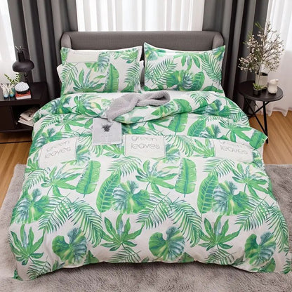 Spring Milan 3-Piece Queen Quilt Set, Lightweight Floral Bedspread Coverlet, Reversible All Season Bedding, Soft Microfiber with