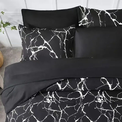 2-Piece Twin Duvet Cover Set - Wrinkle Resistant Microfiber Button Closure Design Hotel Luxury Bedding  Machine Washable for Bed