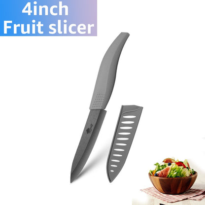 Ceramic Knives Set for Kitchen 3 4 5 6inch Chef Knife Anti-slip Handle Rustproof Blade Fruit Vegetable Slicer Paring Cook Cutter