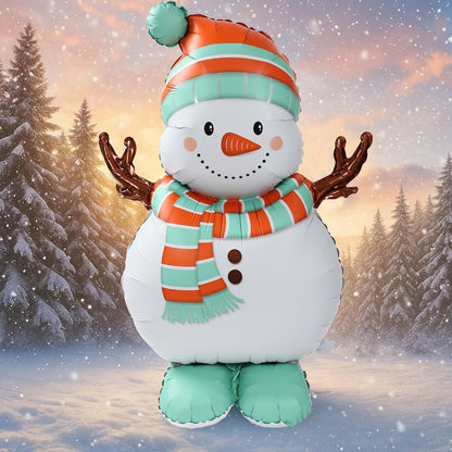 1pc Large Christmas Standing Foil Balloons Christmas Tree Santa Claus Snowman Nutcracker Christmas Foil Balloon New Year Balloon