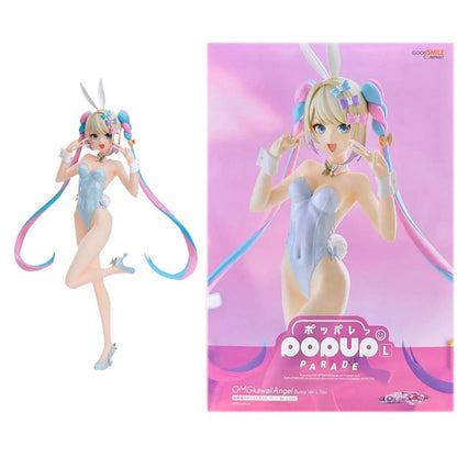 Good Smile Original POP UP PARADE NEEDY GIRL OVERDOSE OMGkawaiiAngel Meia-calça de rede Coelho Ver. Tamanho G Bonecos de ação de anime Brinquedos Presente