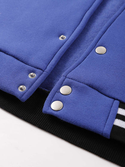 London Letter Prints Cotton Jackets Mens Winter Fleece Warm Baseball Jersey Fashion Pocket Coats Basics Comfortable Male Clothes