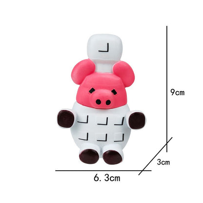 8/12/24 peças Roubar um Brainrot W ou L 77 Figura Trabalho Sahur Esok Sekolah Morango Elefante Bonecos de Ação Modelo Meowl Boneca Brinquedo Presente