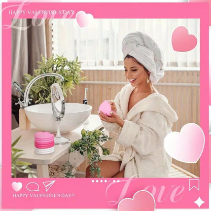 Valentine Mirror Bulk Gifts Heart Shaped Mini Pocket Small Folding Makeup Portable Travel Heart Purse Hand Mirror for Gifts
