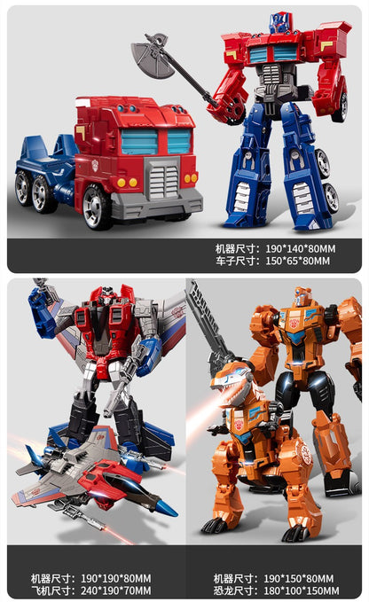 WEIJIANG NOVO 20CM Transformação Anime Boneco de Ação Brinquedos de Filme Plástico ABS Robô Carro Avião Tanque Legal Modelo Presente para Meninos