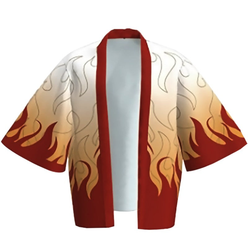 Ghost Slayer Cosplay Cloak Demon Slayer Adult and Children's Cos Set Charcoal Jilang Ni Dou Printed Clothes