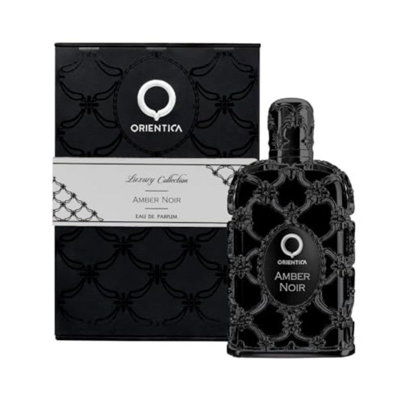 Orientica Amber Noir Eau De Parfum com Notas de Figo, Elemi e Sândalo – Uma Fragrância Amadeirada Ambarada Ousada e Sofisticada para Homens e Mulheres