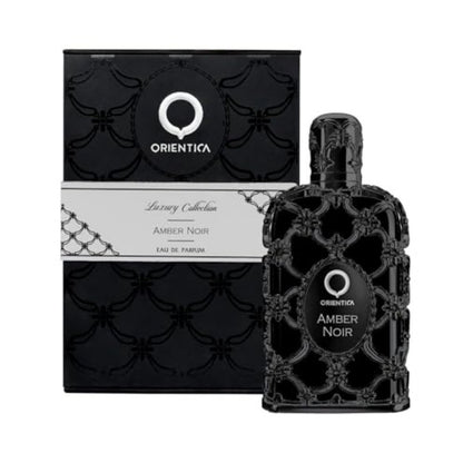 Orientica Amber Noir Eau De Parfum com Notas de Figo, Elemi e Sândalo – Uma Fragrância Amadeirada Ambarada Ousada e Sofisticada para Homens e Mulheres