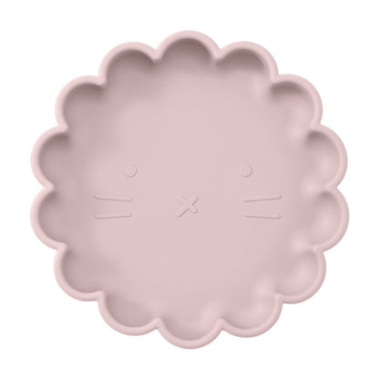 1PC Silicone Baby Dishes Cartoon Lion Shape Baby Plate BPA Free Baby Tableware Feeding Training Baby Stuff Non-Slip Lunch Box