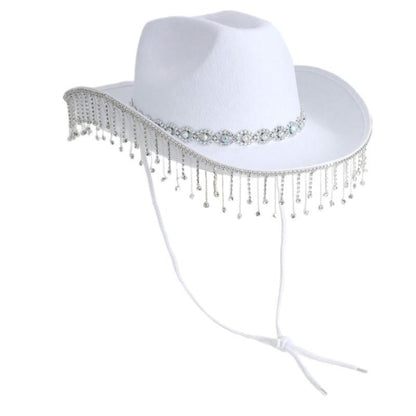 31BB Adjustable Denims Hat Delicate Rhinestones Hat Various Colorful Hat Beautiful for Unisex Casual Wear