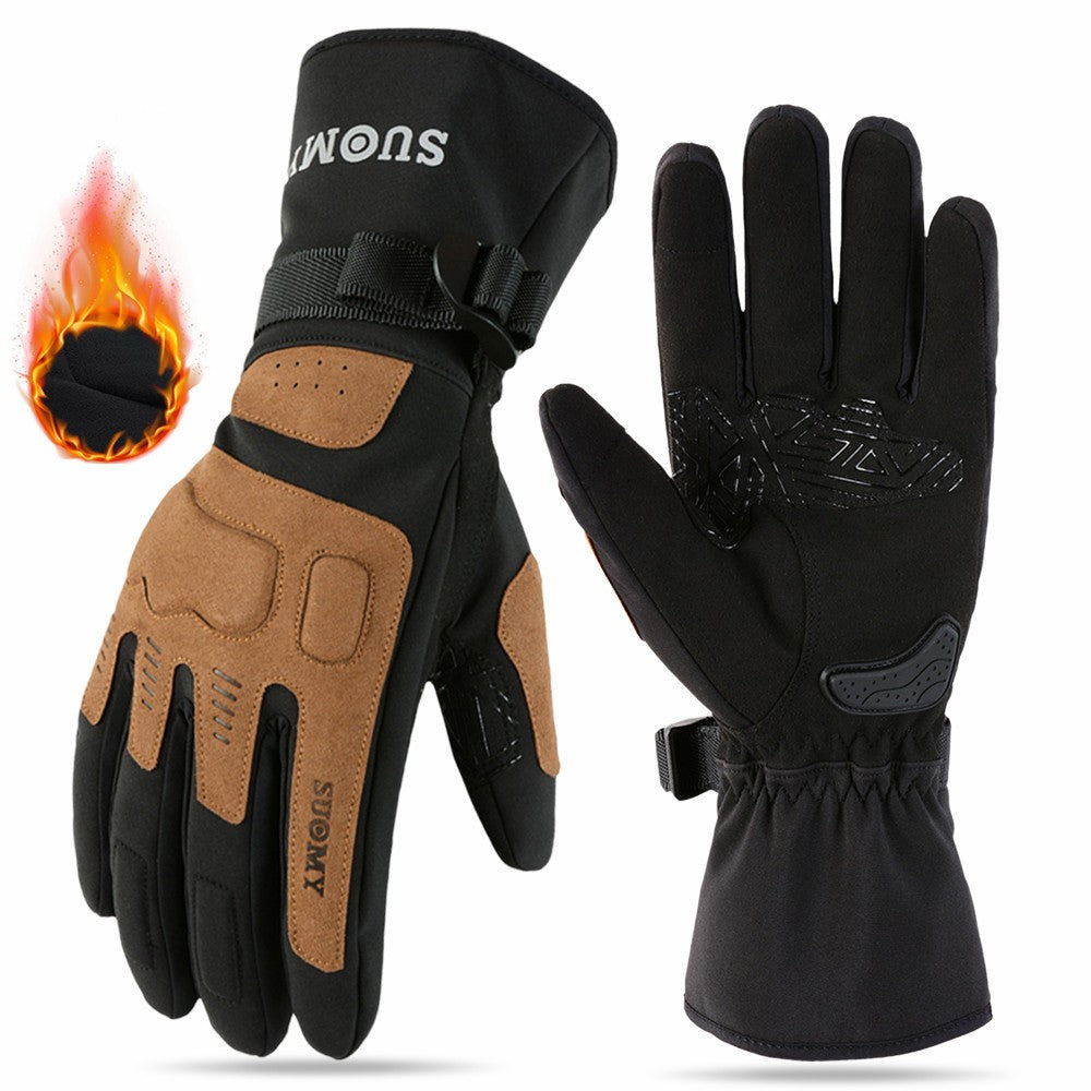 Luvas de Motocicleta Impermeáveis e Corta-Vento Guantes Moto Luvas de Pilotagem de Motocicleta Tela Sensível ao Toque Luvas de Motocross de Inverno