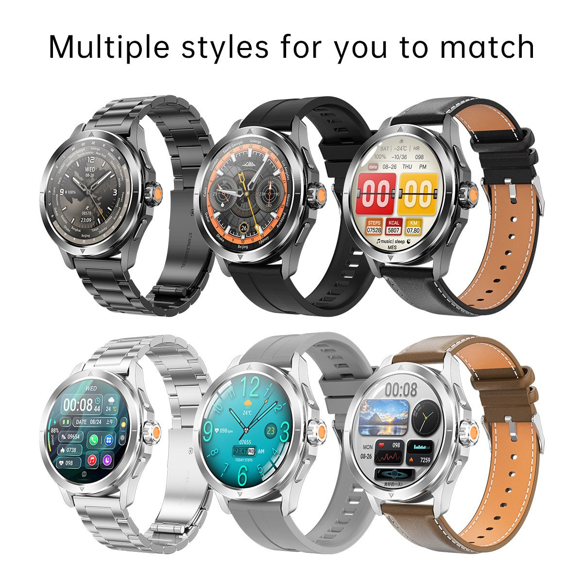 Novo Para Xiaomi S4 Ultra Outdoor Sports Smart Watch Masculino 1,53 polegadas AMOLED NFC GPS Bússola Frequência cardíaca À prova d'água Chamada BT Smartwatch