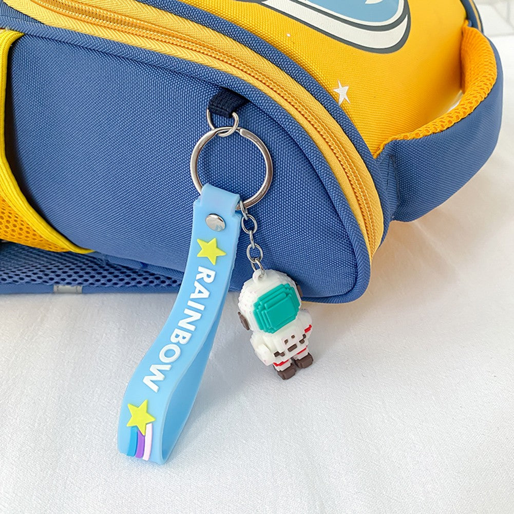 Mochila Infantil Meninos Jardim de Infância Astronauta Coelho Mochilas Infantis Mochila Escolar de Estudantes Presente Mochila de Desenho Animado Grau 1-9