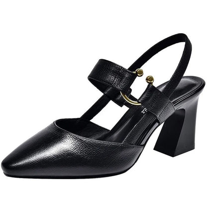 Cresfimix Sapatos Femininos De Dedo Apontado Doce Amarelo Pu Couro Deslizamento Em Salto Alto 5cm Sapatos para Festa De Escritório De Verão A9168