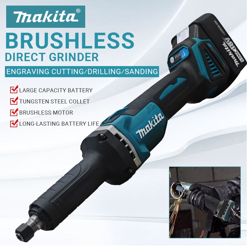 Retificadeira de Matriz sem Escovas Makita 35000RPM 6mm 2000W Elétrica Sem Fio Velocidade Variável Óleos Rotativos Para Bateria Makita 18v