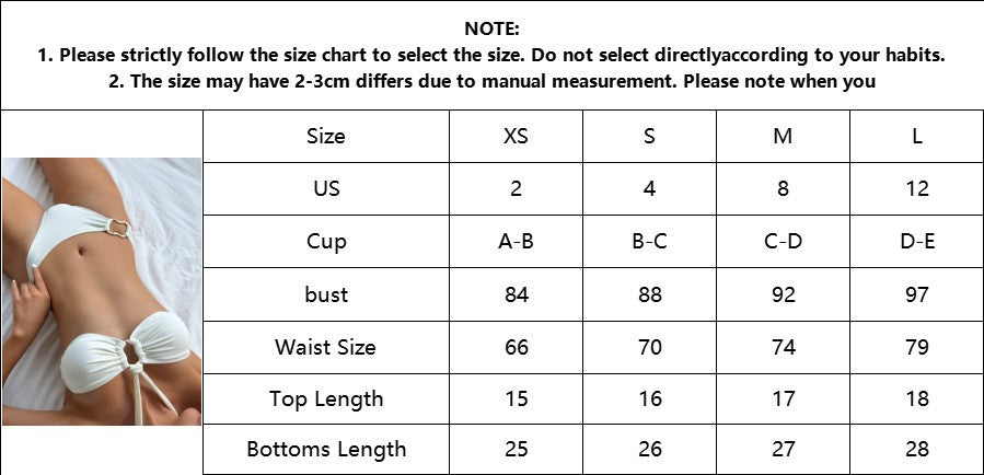 "2025 Sexy Bandeau Push-Up Bikini Set - Brazilian Thong Swimwear for Women";;VERDADEIRO;;"JY777-RE,L