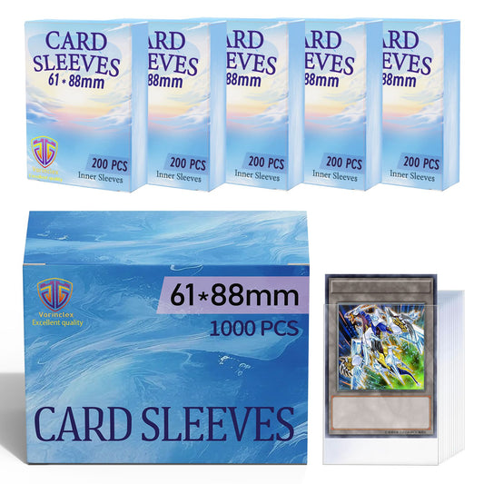 1000 Protetores Internos para Cartas Perfect Fit MTG/YGO, Cartas Colecionáveis, Cartas Esportivas, Protetores Internos Macios, Suaves e Resistentes