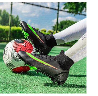 TF/FG Soccer Sneakers Youth Professional Training Football Boots Men Outdoor Lawn Non-Slip Soccer Shoes Hot Sale Soccer Cleats