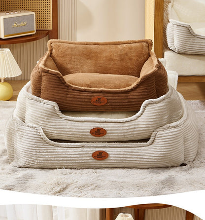 Cama para Cães e Gatos, Lavável, Sofá para Cães de Raças Pequenas a Médias, Tapete para Todas as Estações, Acessórios Duráveis e Confortáveis para Cães, Artigos para Animais de Estimação