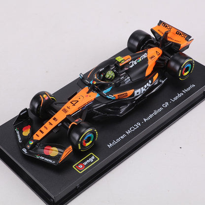 Burago 1:43 2025 McLaren MCL39 F1 Carro de Corrida Edição de Capa Dura Nº 4/Nº 81 Modelo de Carro em Liga