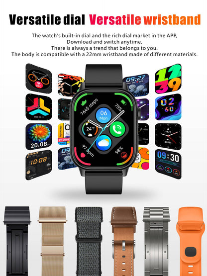 2025 New Military Dual-band GNSS GPS Smart Watch Men Compass 10ATM Waterproof Bluetooth Call Heart rate Sports Smart Watch Women