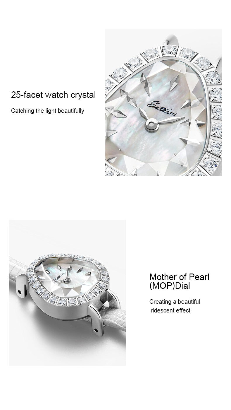 Sotoiru Watches for Woman Fashion Quartz Snake Wristwatches with Qucik Release Strap Original Design Christmas Gift for Woman