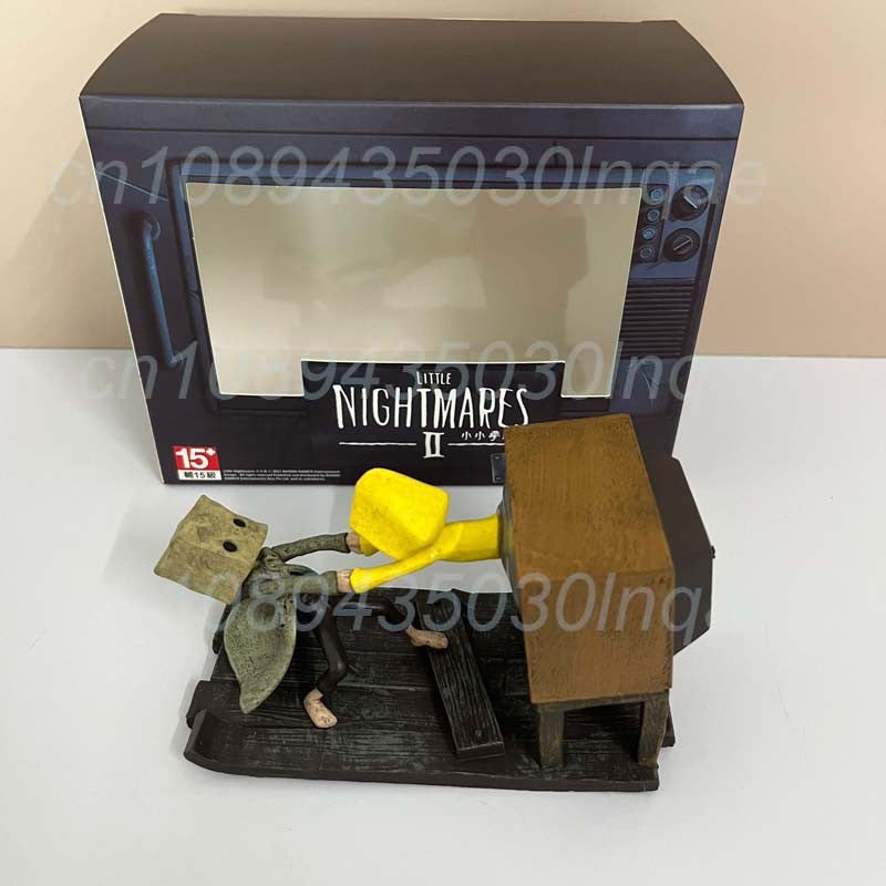 Jogo Quente GK Little Nightmares Anime Figure Six Maya Yamaoka Mono Action Figure Modelo Brinquedos Presente de Natal Decoração de Quarto