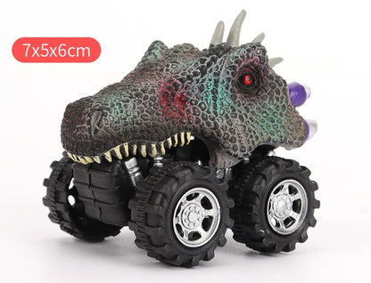 Brinquedos de Dinossauro Carrinhos de Fricção Mini Caminhão Monstro Conjunto de Brinquedos para Crianças Meninos e Meninas Presentes