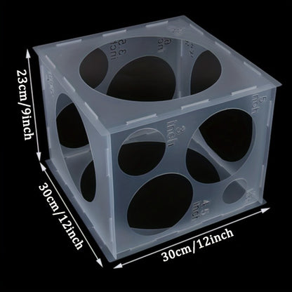 1pc, Holiday Wedding Party 11 Hole Balloon Size Measuring Box,Smooth Section Does Not Hurt The Balloon, Flexible Buckle Design