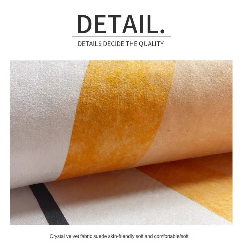 VIKAMA Christmas Two-Piece Rug Set American-Style Printed Holiday Party Decor Rug Kitchen & Bathroom Absorbent Rug