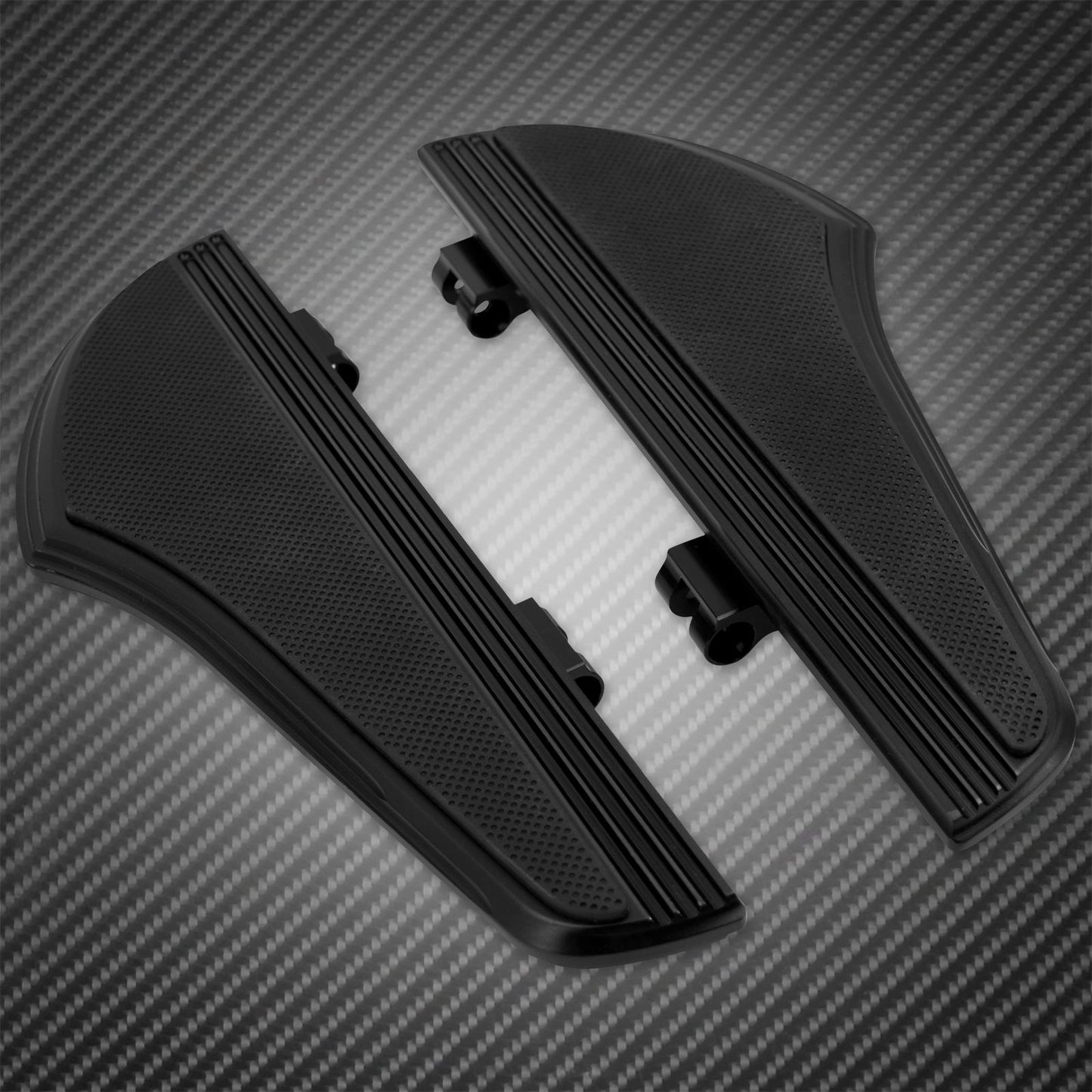 Pedaleiras Antiderrapantes Dianteiras para Motocicleta Harley Softail Fatboy Deluxe Touring Electra Glide FLHR
