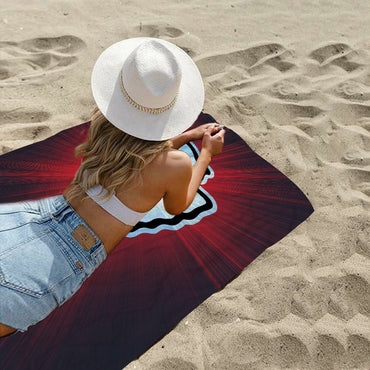 K-Kansas City C-Chiefs Big Microfiber Beach Towels Quick Dry Towel Sand Beach Towels Pool Towel for Travel Swim Pool Yoga