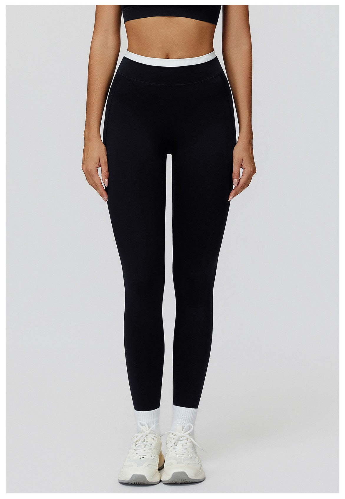 High Waist Fitness Sports Leggings Solid Yoga Leggings Women Gym Workout Trousers Female Quick Dry Push Up Slim Yoga Pants