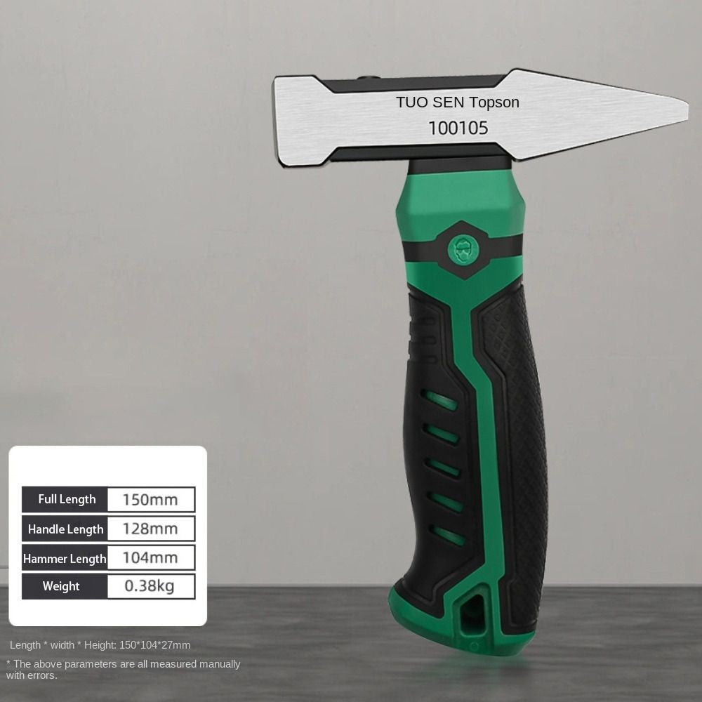 Martelo multifuncional de aço carbono novo para trabalhos com hardware, uso doméstico, martelo de unha, antiderrapante, à prova de choque, martelo de ajustador
