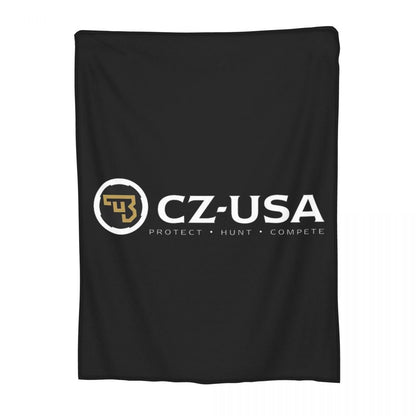 Ceska Zbrojovka CZ Blankets Flannel Sofa Throw Blanket Portable for Couch Bedding Outdoor Throws Bedspread Quilt