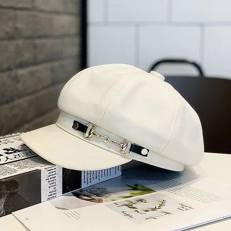 Winter Women Berets Female Retro Berets Caps For Women Hats Bonnets Hats For Women Octagonal Newsboy Hat