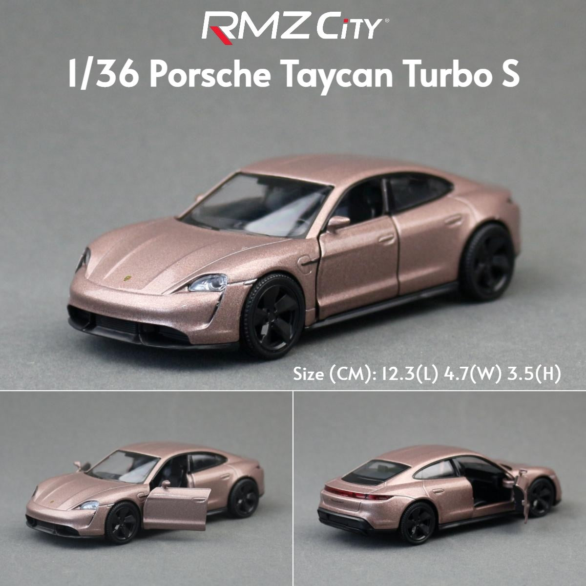 1/36 Porsche 911 GT3 918 Spyder Taycan Carro de Brinquedo de Corrida Modelo RMZ CiTY Metal Fundido Miniatura Coleção Presente Para Meninos Crianças