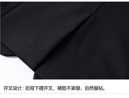 2025 High quality business casual (suit + trousers) Stylish and handsome stylish banquet two-piece set